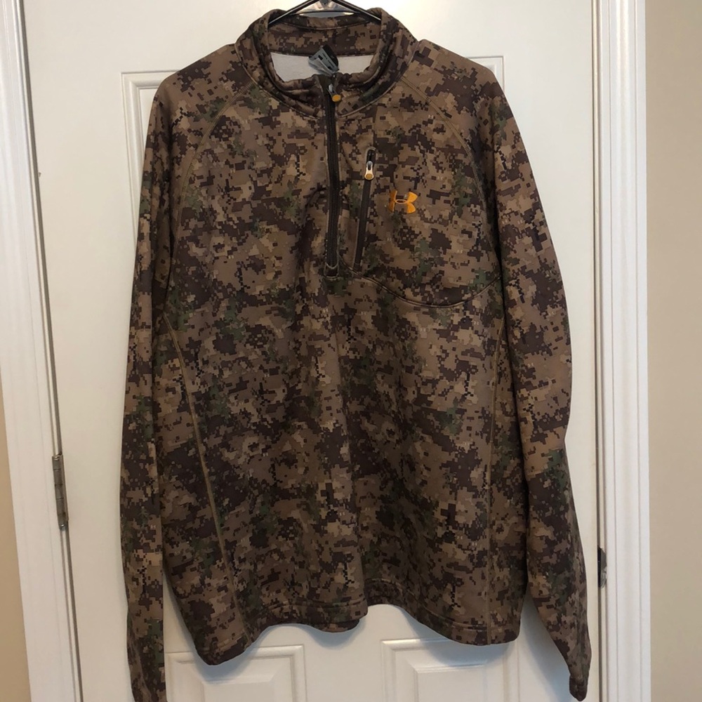 Under Armour camo zip up